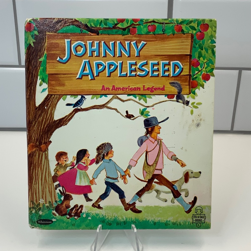 Johnny Appleseed An American Legend Whitman Tell-A-Tale Book 1967 Vtg Hardcover